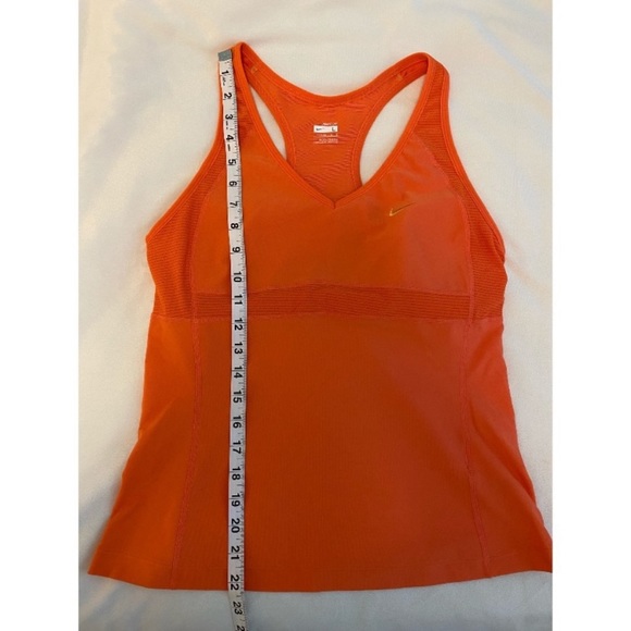 Nike FitDry Tangerine Workout Tank Top with built in Bra - Picture 6 of 6
